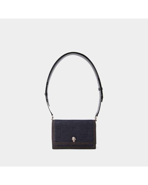 Alexander McQueen Blue Shoulderbags