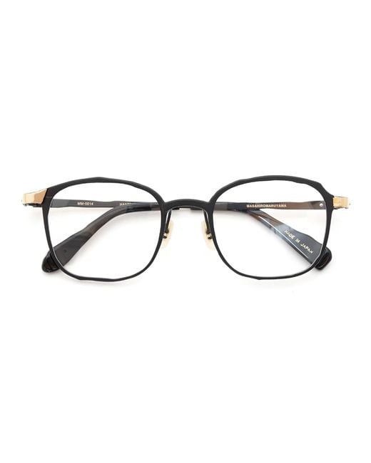 MASAHIROMARUYAMA Black Optical Frames Mm/0014 No. 3