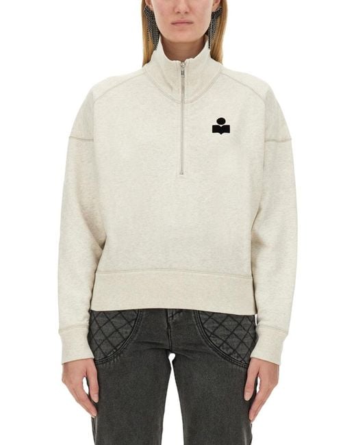 Isabel Marant Natural Regular Fit Sweatshirt