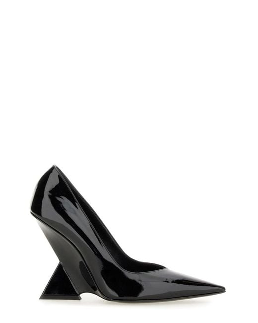 The Attico Black Cheope Patent Pump