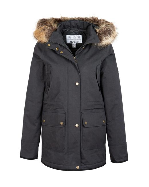 Barbour Black Hooded Zip Jacket