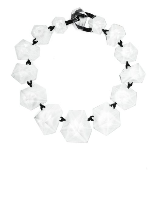 Monies White Elegant Nocturne Necklace