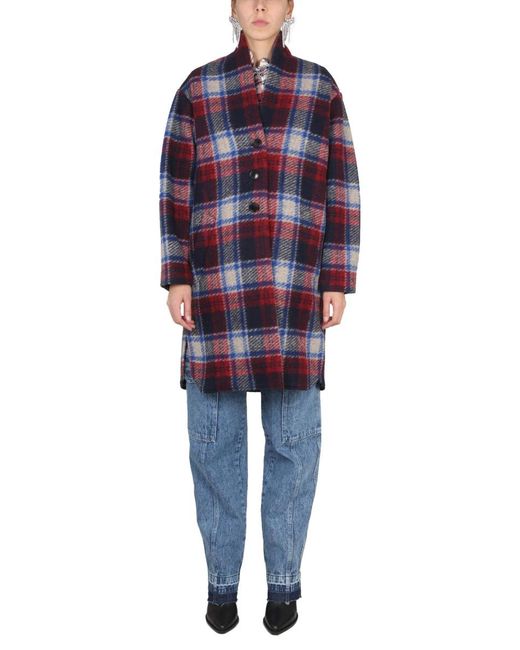 Isabel Marant Blue Mini Button-Up Jacket