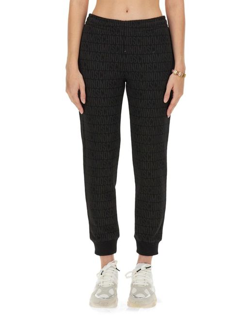 Moschino Couture Black Chic Jogging Pants
