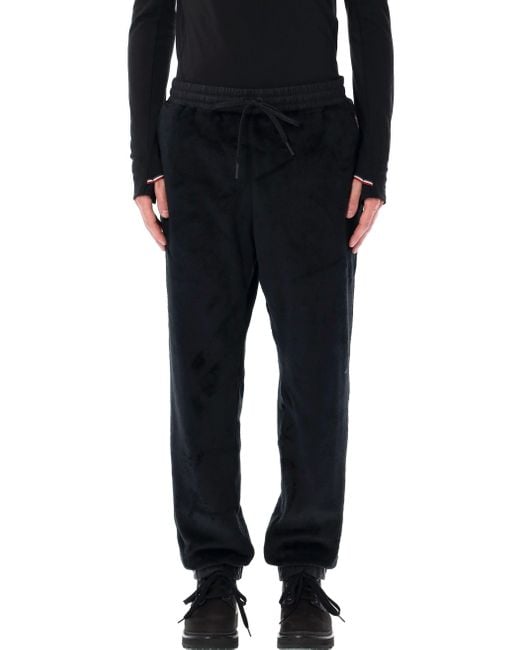 Moncler Black Polartec Track Pants for men