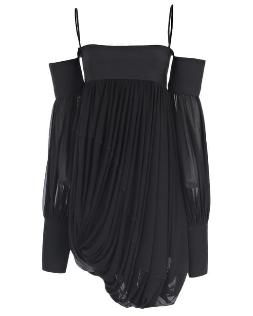 Céline Black Top L/L C/Fascia Elastica Impero