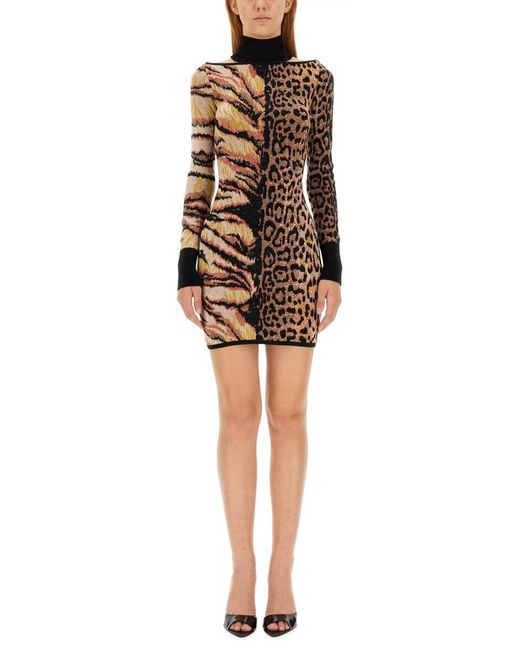 Roberto Cavalli Women's Natural Chic Slim Fit Mini Dress It)