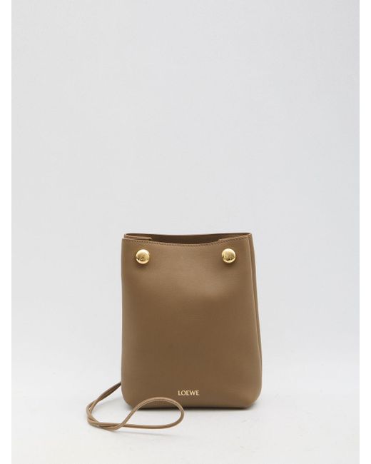 Loewe Natural Mini Soft Pebble Pouch Handbag for men
