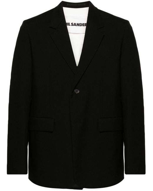 Jil Sander Black Blazer Jacket for men