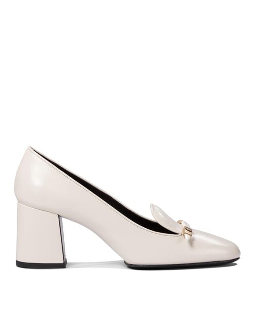 Khaite Natural Heeled Mini Pumps