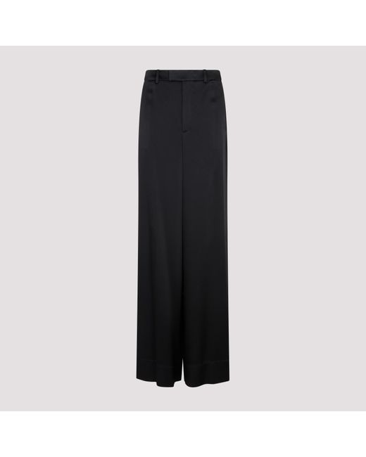 Saint Laurent Black Loose Fit Pants For Effortless Style for men