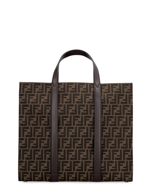 Fendi Black Stylish Tote Handbag For for men