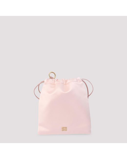 Miu Miu Pink Mini Pouch Handbag for men