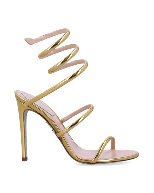 Brunello Cucinelli Metallic Rhinestone Heels