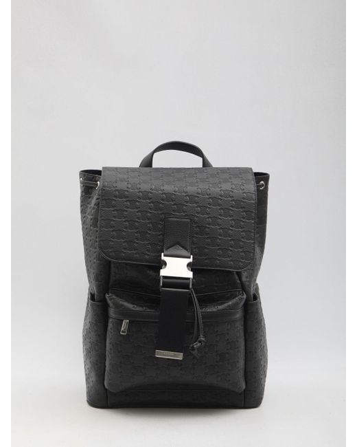 Céline Black Triomphe Backpack for men