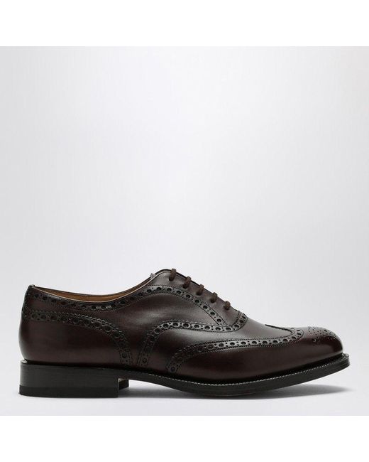 Church's Brown Lace-Up Brogue Shoes for men