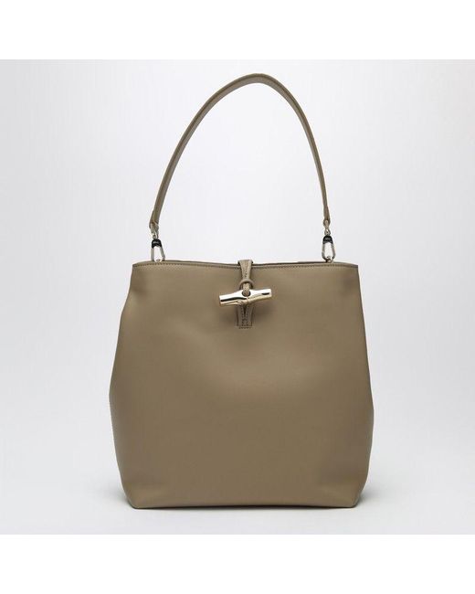 Longchamp Natural M Le Roseau Hobo Bag