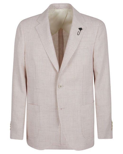 Lardini Natural Sophisticated Linen Blend Jacket for men