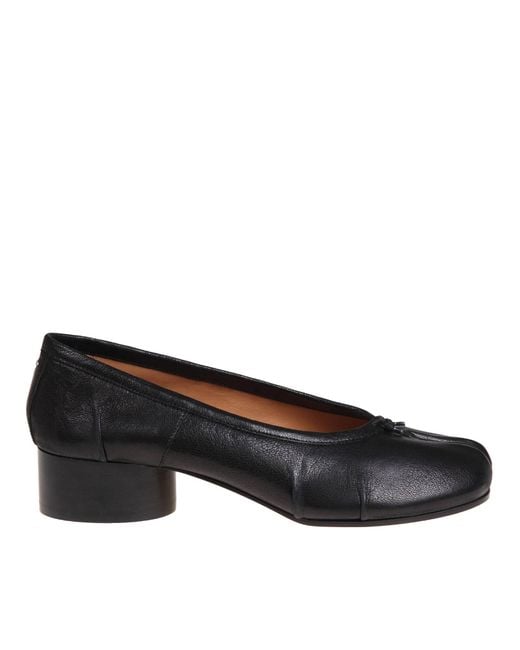 Maison Margiela Black Tabi Ballerina Flats For