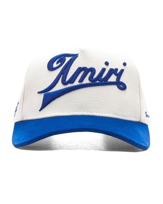 Amiri Blue Two Tone Canvas Hat For for men