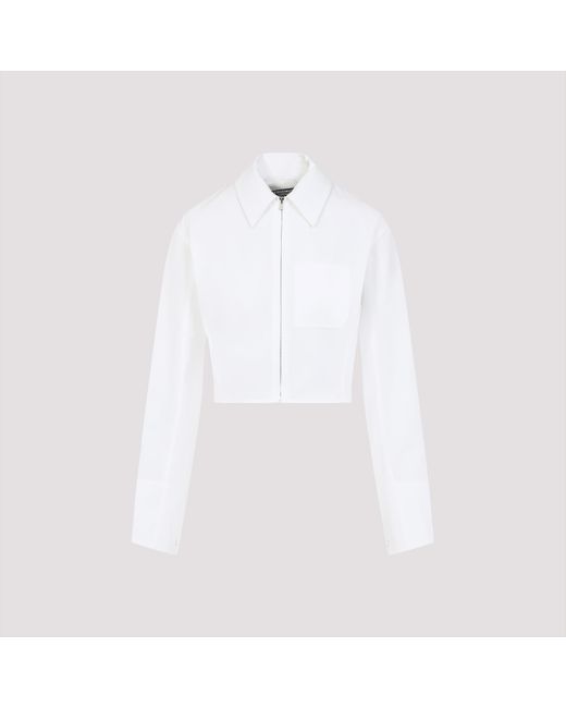Jacquemus White Mini Button-Up Shirt For for men