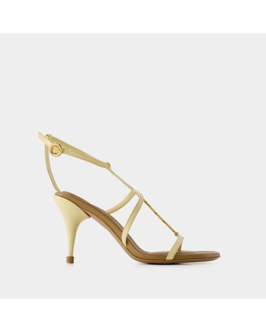 Jacquemus Metallic Pralu Mini Sandals