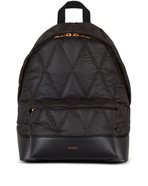Balmain Black Classic Day Backpack For for men