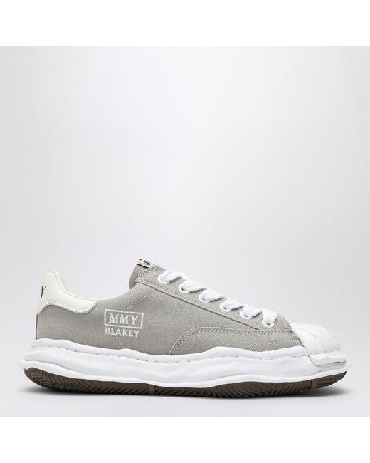 Maison Mihara Yasuhiro White Low-Top Canvas Sneaker for men