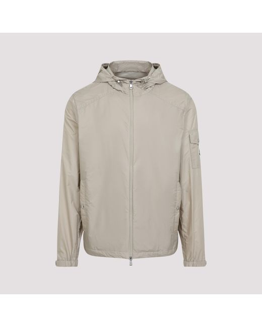 Moncler Gray Lightweight Down Jacket For Ss25 for men