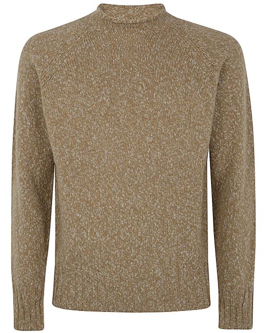 Drumohr Brown Luxe Turtleneck Sweater For Fall 2025 for men
