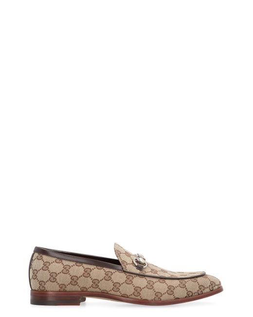 Gucci Natural Fabric Loafers for men