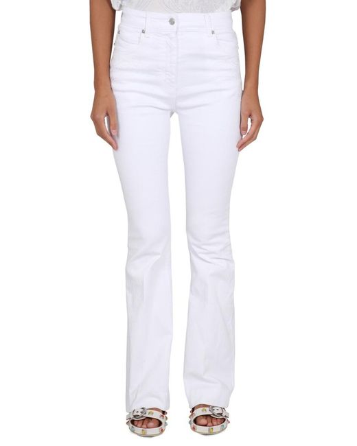 Etro White Five Pocket Jeans For Ss23