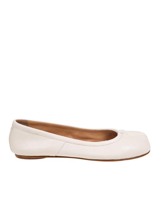 Maison Margiela Natural Tabi Ballerina Shoes