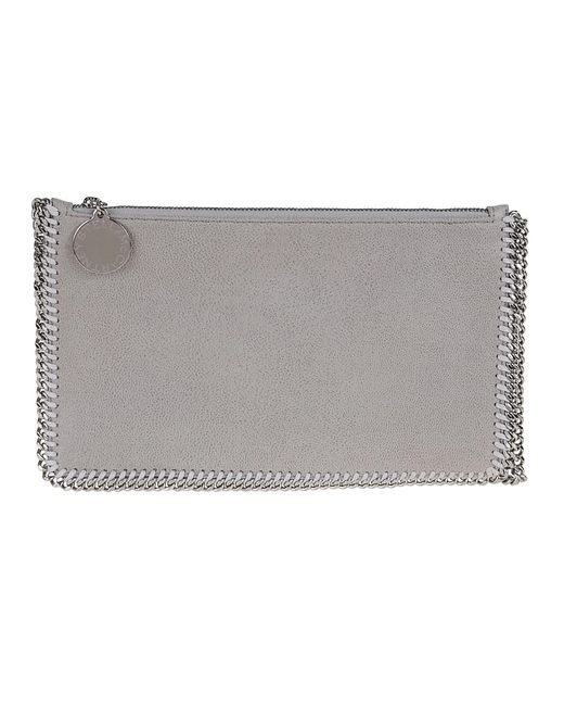 Stella McCartney Gray Chic Mini Clutch Handbag