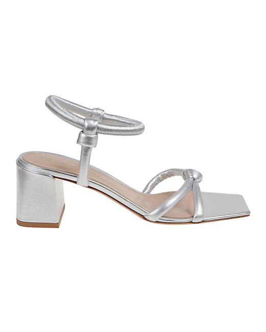 Gianvito Rossi Metallic Leather Sandal