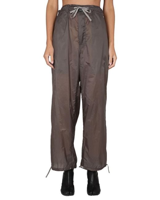 Maison Margiela Brown Wide Leg Pants