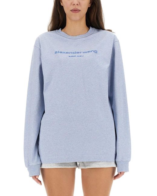 Alexander Wang Blue 23Fw Tunic Top For