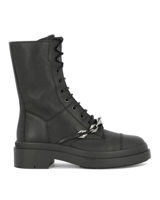 Jimmy Choo Black Elegant Stiletto Booties For
