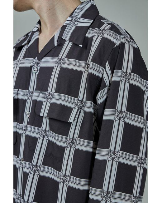 Needles Classic Shirt R/c Lawn Cloth in Grey for Men | Lyst UK
