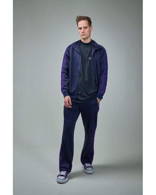 Needles Track Jacket Poly Smooth in Blue for Men | Lyst UK