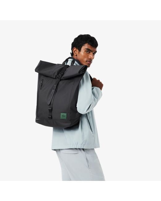 Lacoste Black Motion Backpack for men