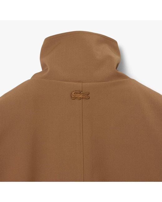 Lacoste Red Runway Wool Blend Track Jacket
