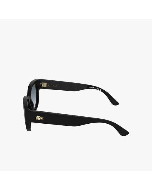 Lacoste Black L.12.12 Oval Glasses