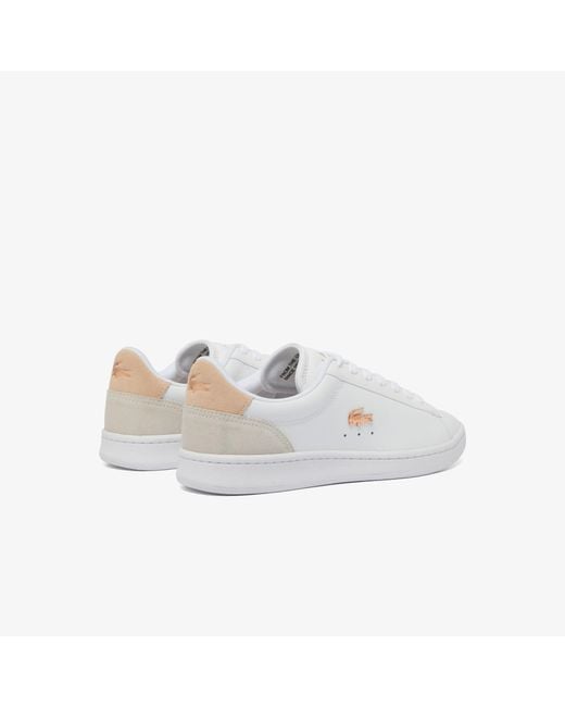 Lacoste White Low-Top Trainers