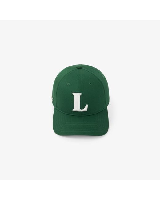 Lacoste Green 3D Embroidered Baseball Cap