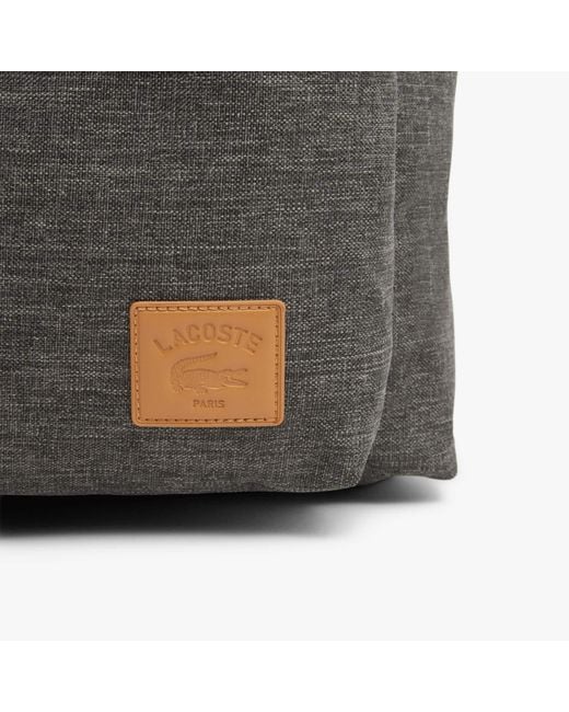 Lacoste Gray Casual Croc Backpack