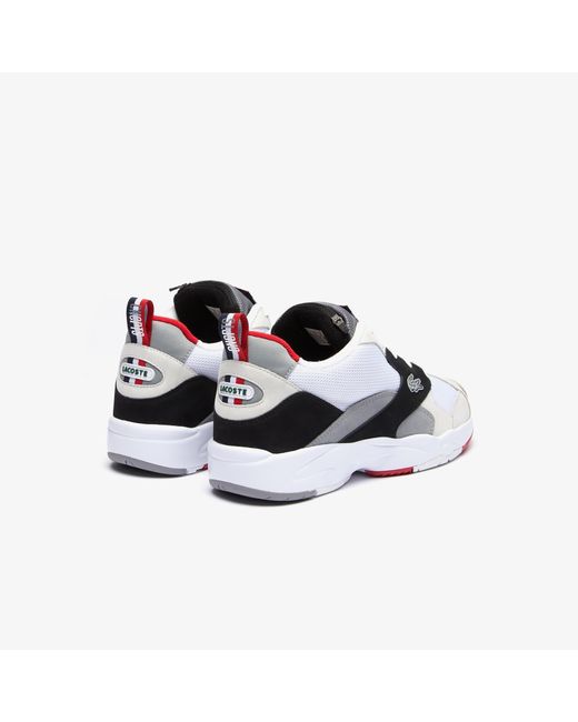 lacoste textile trainers