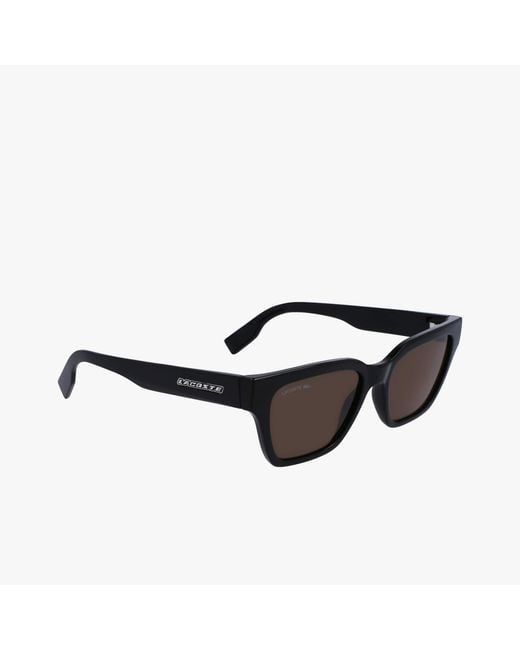 Lacoste Brown Active Rectangle Glasses