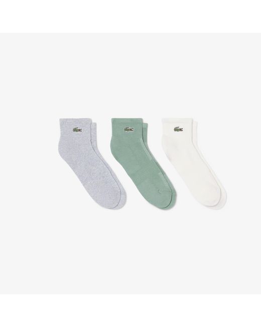 Lacoste Green 3-Pack Socks
