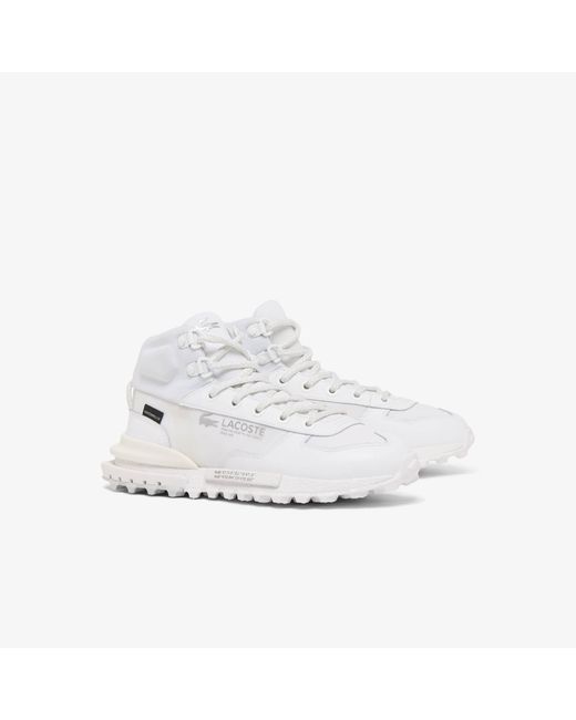 Lacoste White Elite Active Winter Sneakers